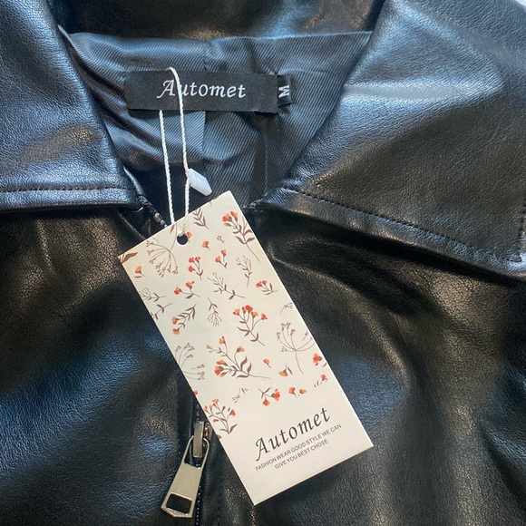 Automet women’s faux leather jacket - Picture 3 of 3